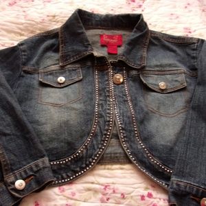 Cropped Denim Jacket